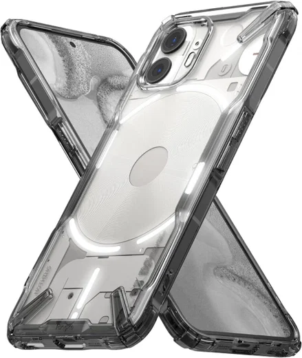 Ringke Fusion X Nothing Phone (2) Hoesje Back Cover Zwart afbeelding 2