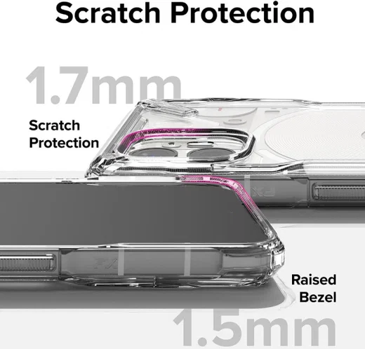 Ringke Fusion X Nothing Phone (2) Hoesje Back Cover Zwart afbeelding 8