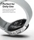 Ringke Slim Samsung Galaxy Watch 6 40MM Hoesje (2P) Transparant Zilver afbeelding 3