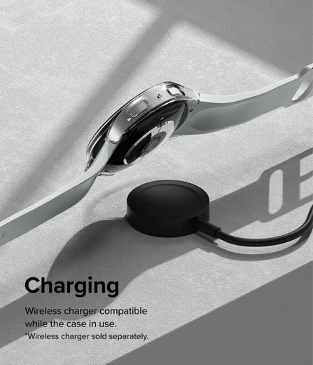 Ringke Slim - Samsung Galaxy Watch 6 44MM Hoesje - (2P) Transparant Zwart afbeelding 8