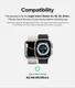 Ringke Sports Apple Watch Bandje - 1-10/SE/Ultra - 49/46/45/44/42MM - Wit afbeelding 11