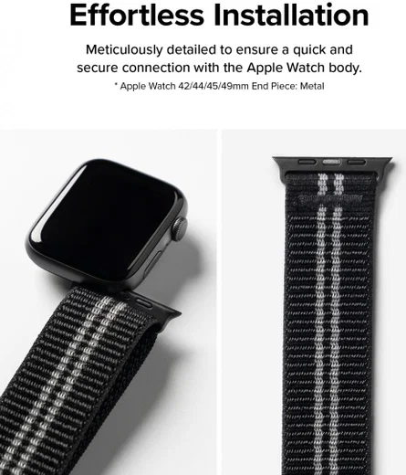 Ringke Sports Apple Watch Bandje - 1-10/SE/Ultra - 49/46/45/44/42MM - Wit afbeelding 8