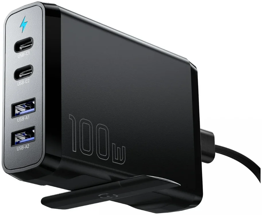 Essager 100W Laadstation Laptop/MacBook GaN Snellader Zwart afbeelding 12