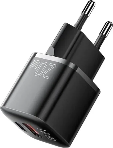 Essager 20W GaN Snellader met Power Delivery en Quick Charge Zwart afbeelding 1