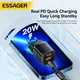 Essager 20W GaN Snellader met Power Delivery en Quick Charge Zwart afbeelding 3