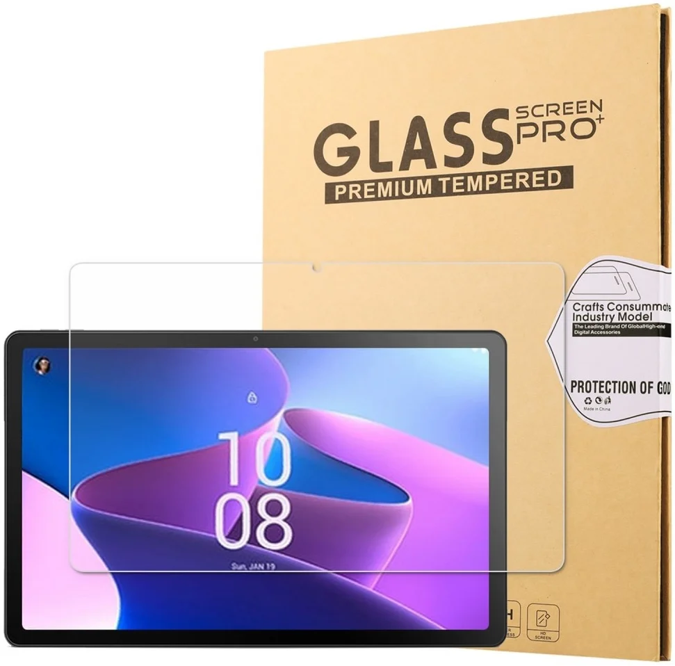 Lenovo Tab M10 Gen 3 Screen Protector Volledig Dekkend Tempered Glass afbeelding 1