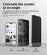 Ringke Apple iPhone 15 Pro Max Screen Protector Privacy Tempered Glass 9H afbeelding 2
