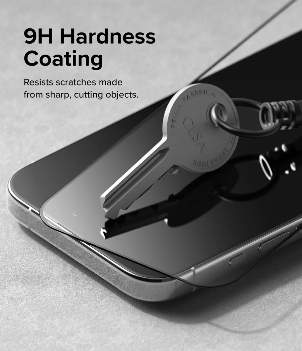 Ringke Apple iPhone 15 Pro Screen Protector 9H Tempered Glass met Jig afbeelding 5