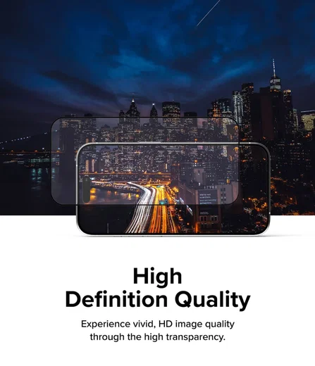 Ringke Apple iPhone 15 Pro Screen Protector 9H Tempered Glass met Jig afbeelding 6