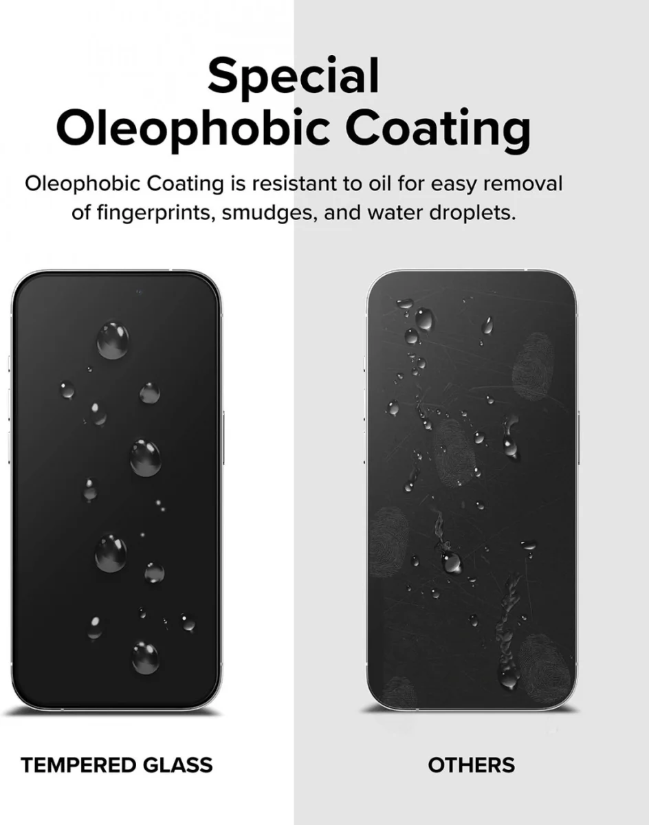 Ringke Apple iPhone 15 Pro Screen Protector 9H Tempered Glass met Jig afbeelding 9