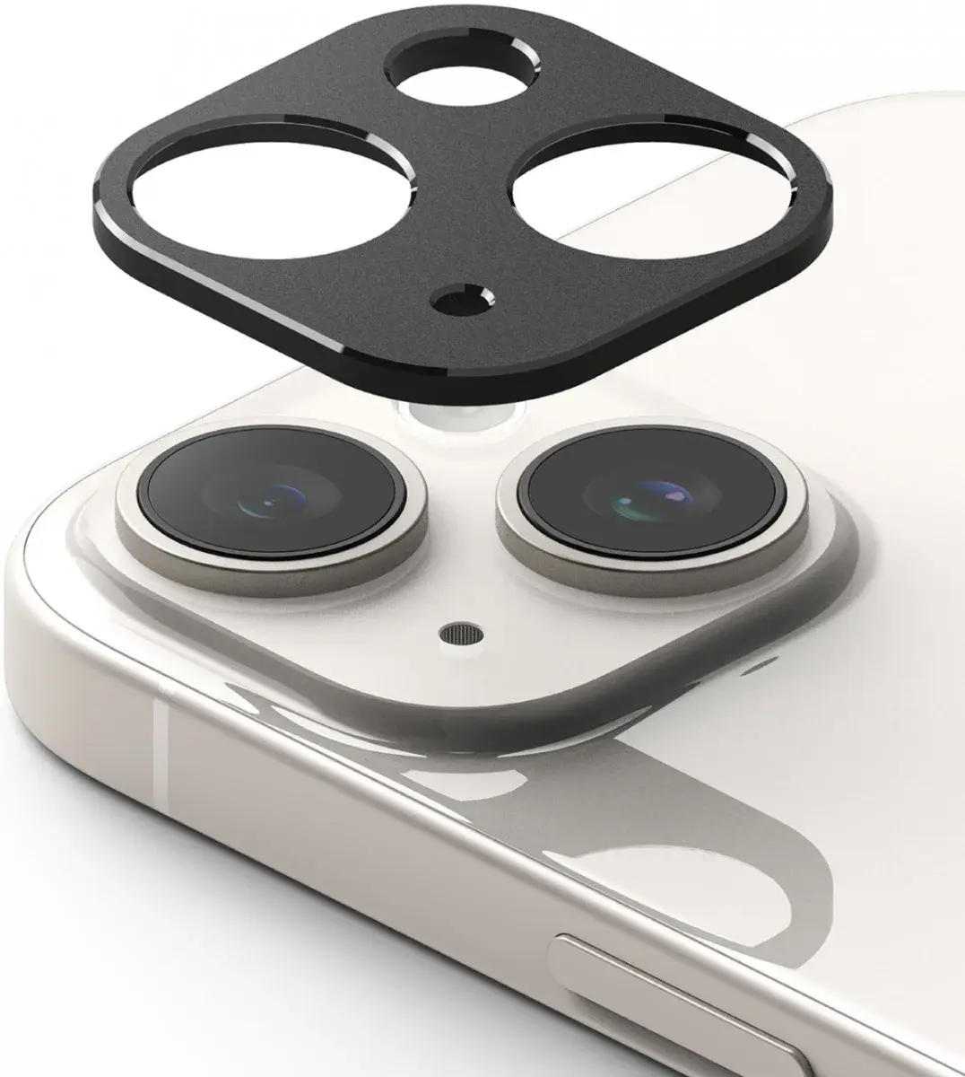 Ringke Camera Styling Apple iPhone 15 / 15 Plus Camera Protector Zwart afbeelding 1