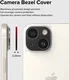 Ringke Camera Styling Apple iPhone 15 / 15 Plus Camera Protector Zwart afbeelding 7