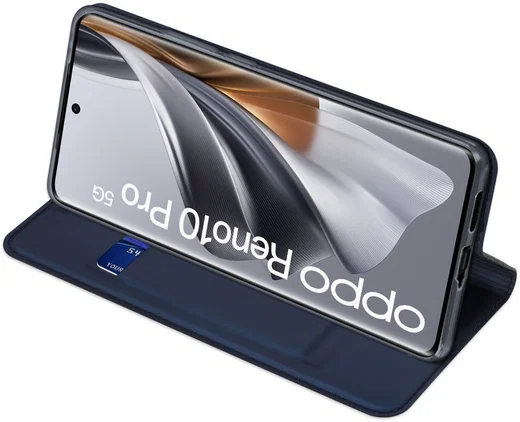 Dux Ducis Skin Pro Oppo Reno 10 Hoesje Portemonnee Book Case Blauw afbeelding 5