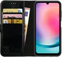 Rosso Element Samsung Galaxy A25 Hoesje Book Case Wallet Zwart