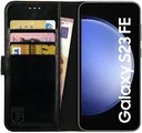 Rosso Element Samsung Galaxy S23 FE Hoesje Book Case Wallet Zwart