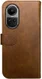 Rosso Element Oppo Reno 10 Hoesje Book Case Wallet Bruin afbeelding 2