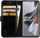 Rosso Element Oppo Reno 10 Hoesje Book Case Wallet Zwart