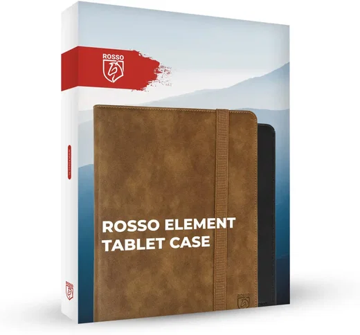 Rosso Element Samsung Tab S10 Lite / S10 FE / S9 FE / S9 Hoes Book Case Bruin afbeelding 8