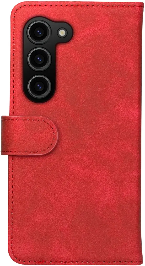 Rosso Element Samsung Galaxy S23 FE Hoesje Book Case Wallet Rood afbeelding 2