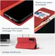 Rosso Element Samsung Galaxy S23 FE Hoesje Book Case Wallet Rood afbeelding 4