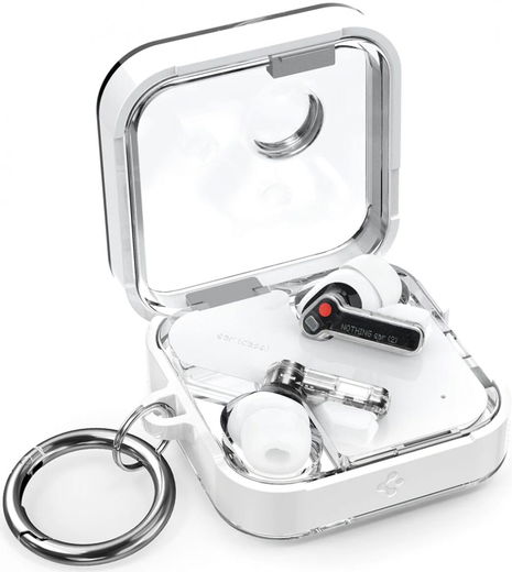 Spigen Ultra Hybrid Nothing Ear (2) Hoesje Transparant / Wit afbeelding 1