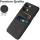 OnePlus Nord 3 5G Hoesje met Kaarthouder Back Cover Zwart afbeelding 3