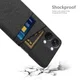 OnePlus Nord 3 5G Hoesje met Kaarthouder Back Cover Zwart afbeelding 4
