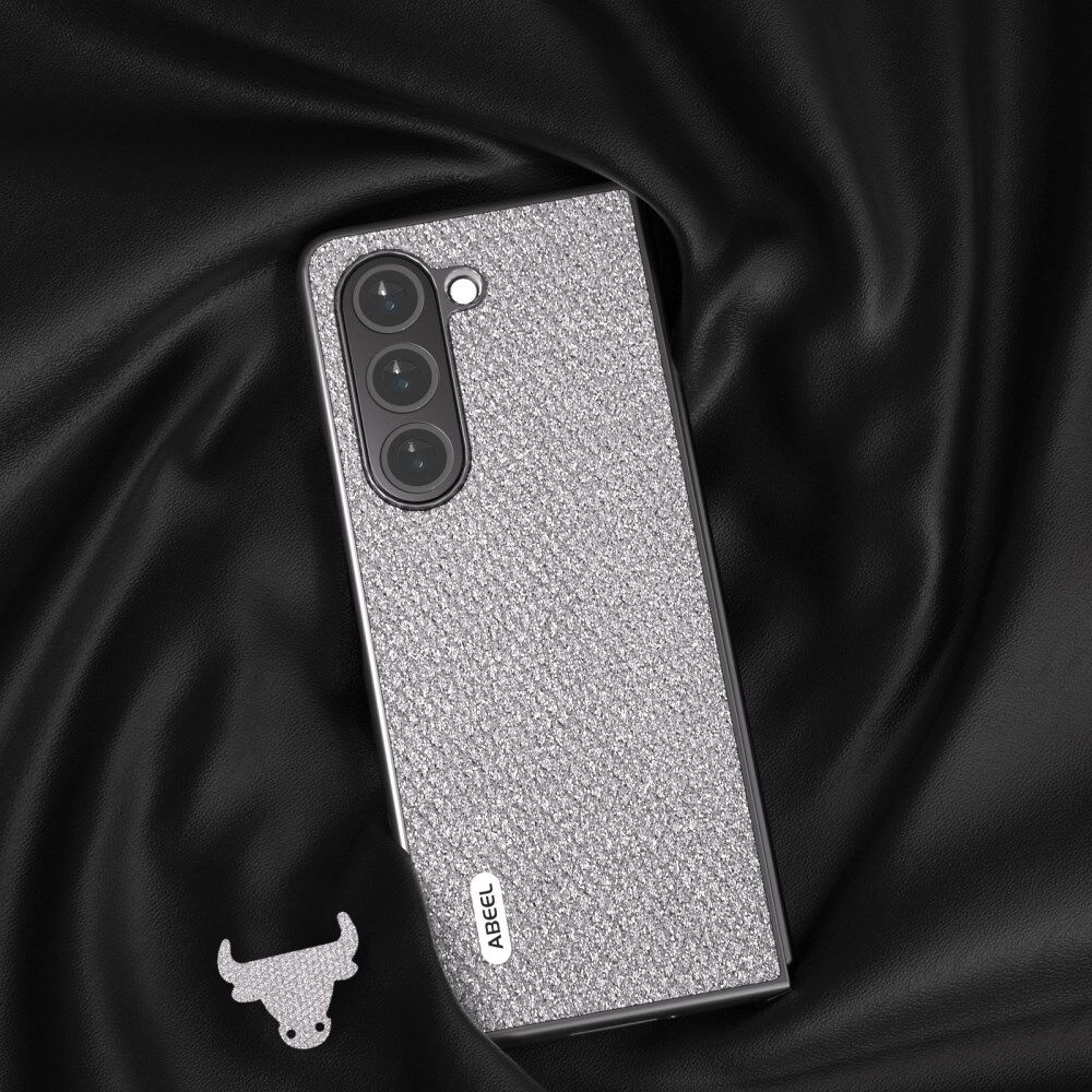 ABEEL Crystal Samsung Galaxy Z Fold 5 Hoesje Back Cover Grijs afbeelding 3