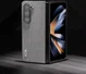 ABEEL Crystal Samsung Galaxy Z Fold 5 Hoesje Back Cover Grijs afbeelding 4