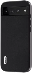 ABEEL Nappa Google Pixel 8 Pro Hoesje Leer Back Cover Zwart afbeelding