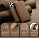 CaseMe 013 Xiaomi Poco F5 5G Hoesje Book Case en Back Cover Bruin afbeelding 11