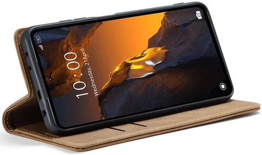 CaseMe 013 Xiaomi Poco F5 5G Hoesje Book Case en Back Cover Bruin afbeelding 8