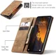 CaseMe 013 Xiaomi Poco F5 5G Hoesje Book Case en Back Cover Bruin afbeelding 9