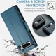 CaseMe 023 Google Pixel 8 Pro Hoesje Book Case Blauw afbeelding 6