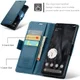 CaseMe 023 Google Pixel 8 Pro Hoesje Book Case Blauw afbeelding 7