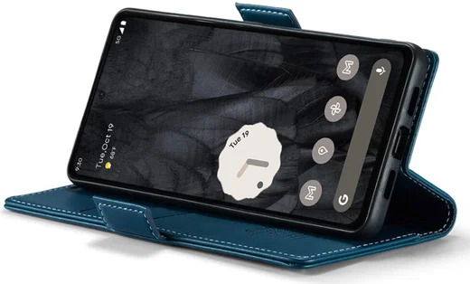 CaseMe 023 Google Pixel 8 Pro Hoesje Book Case Blauw afbeelding 12