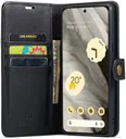 DG Ming Google Pixel 8 Hoesje Retro Wallet Book Case Zwart