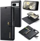 DG Ming Google Pixel 8 Hoesje Retro Wallet Book Case Zwart afbeelding 2