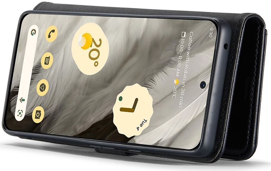 DG Ming Google Pixel 8 Hoesje Retro Wallet Book Case Zwart afbeelding 4