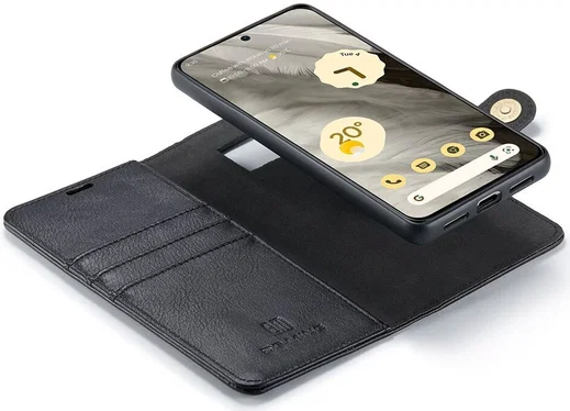 DG Ming Google Pixel 8 Hoesje Retro Wallet Book Case Zwart afbeelding 5
