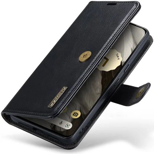 DG Ming Google Pixel 8 Hoesje Retro Wallet Book Case Zwart afbeelding 7