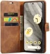 DG Ming Google Pixel 8 Hoesje Retro Wallet Book Case Bruin