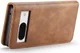 DG Ming Google Pixel 8 Hoesje Retro Wallet Book Case Bruin afbeelding 3