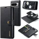 DG Ming Google Pixel 8 Pro Hoesje Retro Wallet Book Case Zwart afbeelding 2
