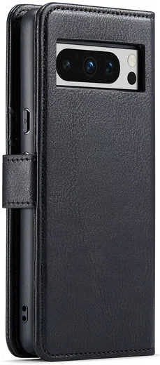 DG Ming Google Pixel 8 Pro Hoesje Retro Wallet Book Case Zwart afbeelding 9