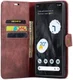DG Ming Google Pixel 8 Pro Hoesje Retro Wallet Book Case Rood afbeelding 1