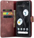 DG Ming Google Pixel 8 Pro Hoesje Retro Wallet Book Case Rood