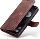 DG Ming Google Pixel 8 Pro Hoesje Retro Wallet Book Case Rood afbeelding 7