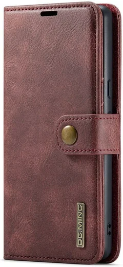 DG Ming Google Pixel 8 Pro Hoesje Retro Wallet Book Case Rood afbeelding 8