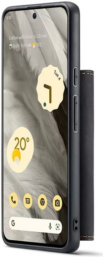 DG Ming Google Pixel 8 Hoesje met Magnetische Kaarthouder Zwart afbeelding 4